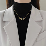Magnetic Four-Leaf Clover Heart Necklace